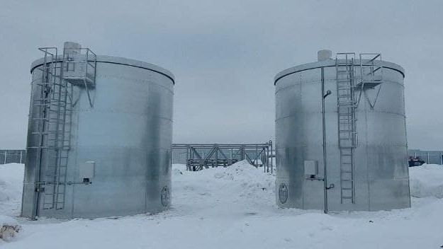 Сборный резервуар 150 м³ — стальная ёмкость 150 кубов, реализованный проект Бабынино Север